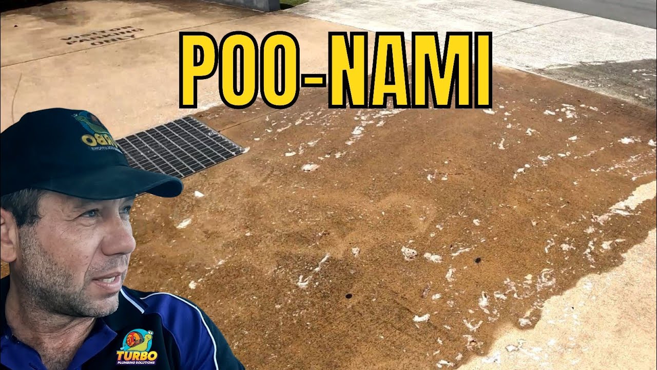 Blocked Drain 531 POO-NAMI! Watch This River of Sewage Take Over! #blockeddrain