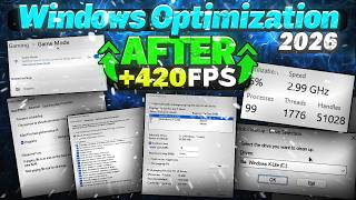 The ONLY Windows Optimization Guide You Need in 2026 (+420 FPS Boost)