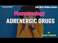ADRENERGIC DRUGS I PHARMACOLOGY CLASS FOR GPAT, PHARMACIST, NIPER &amp; DRUG INSPECTOR EXAM
