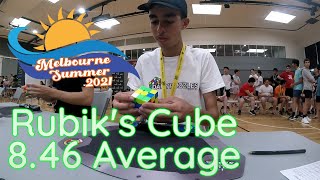 Rubik’s Cube Official 8.46 Average | Melbourne Summer 2021