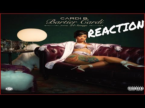 Cardi B - Bartier Cardi (feat. 21 Savage) [Official Audio] | Reaction