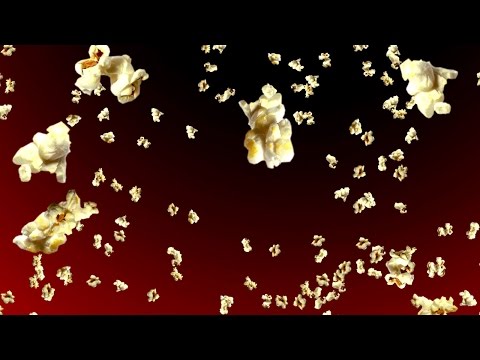 Exploding Popcorn Background