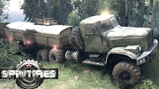 SPINTIRES 2014 - The Hill Map - C 255 Truck + Utility Trailer Off Road Trucking