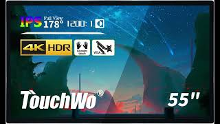 Ultimate 55-Inch 4K Touchscreen Monitor – Smart Board for Business & School
