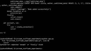 Web Engineering Python Tutorials with Flask and Setting Up GnuWin32 CoreUtils for the Cat Command