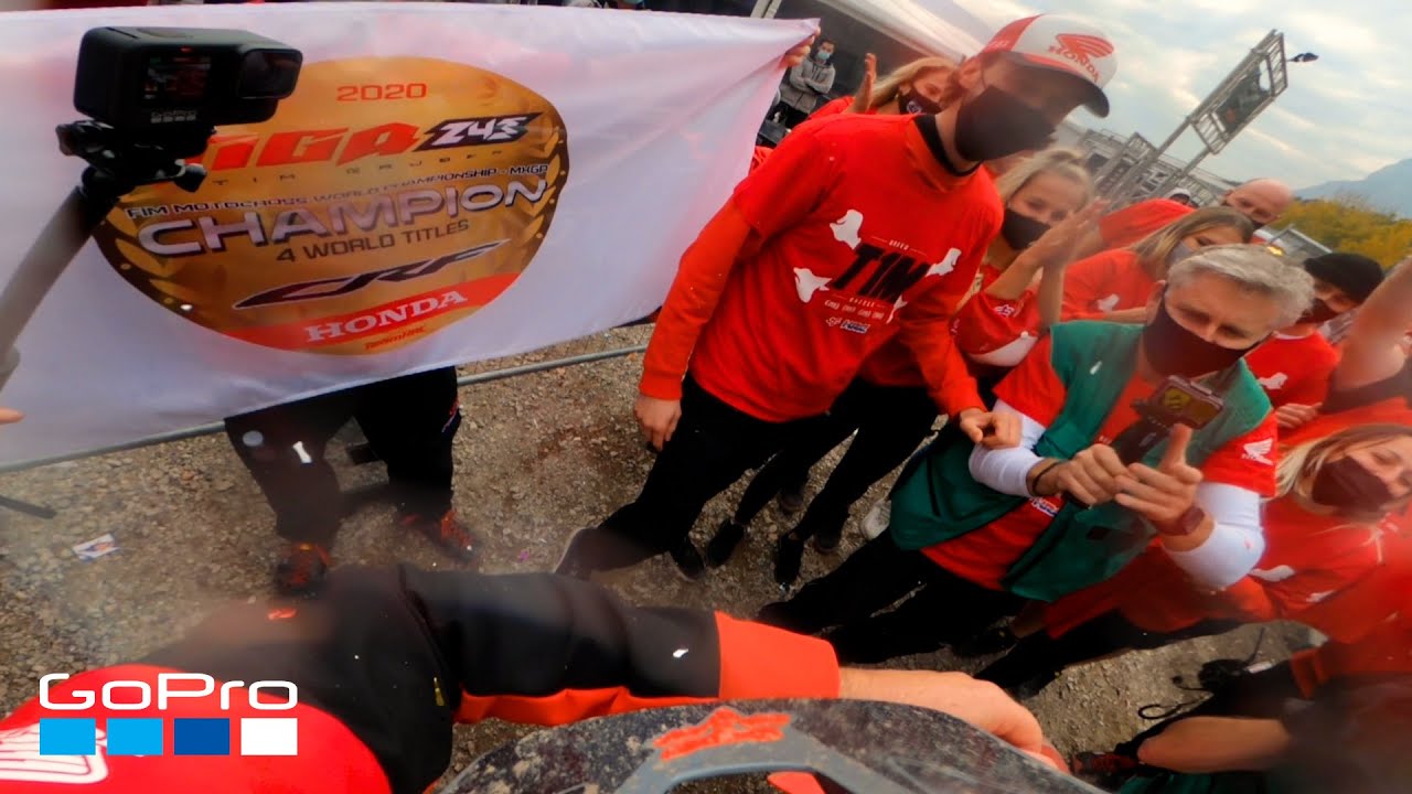 GoPro: Tim Gajser FIM MXGP 2020 RD17 Pietramurata Moto 1 2020 MXGP Champion