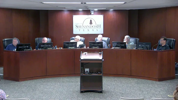 Shenandoah City Council Meeting 10/22/2025