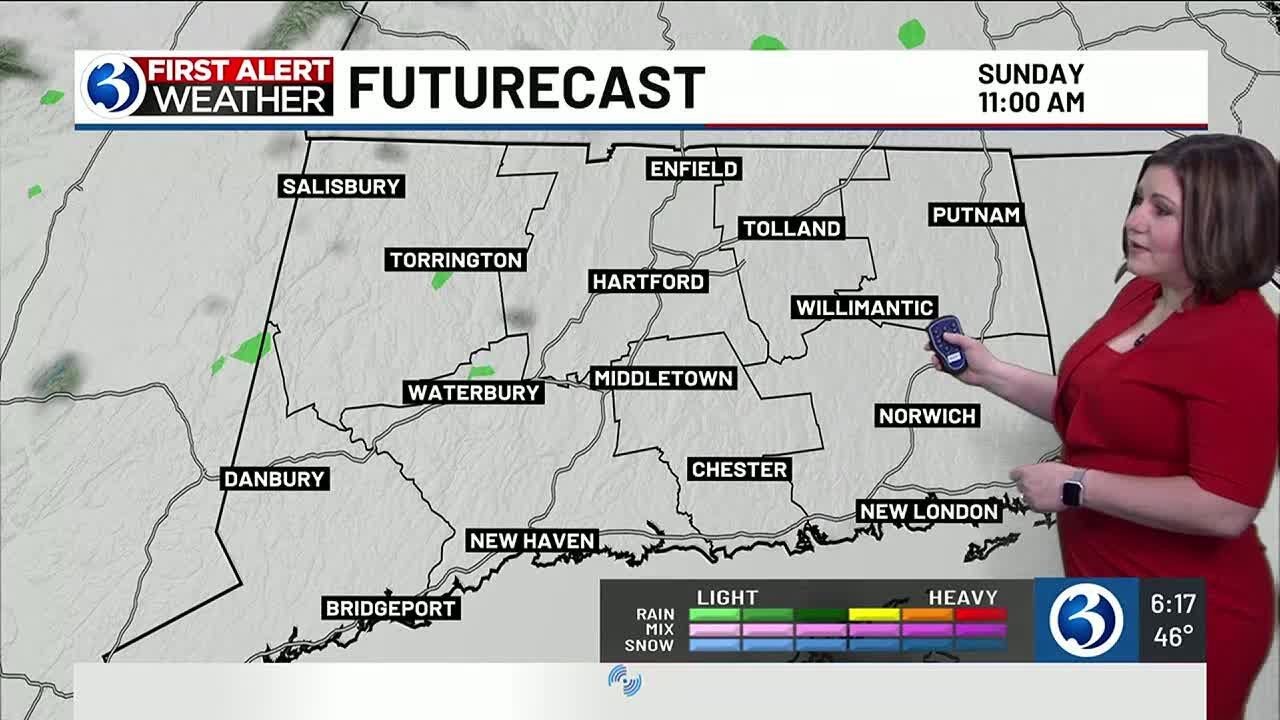 Foggy with spotty showers to start the day - YouTube