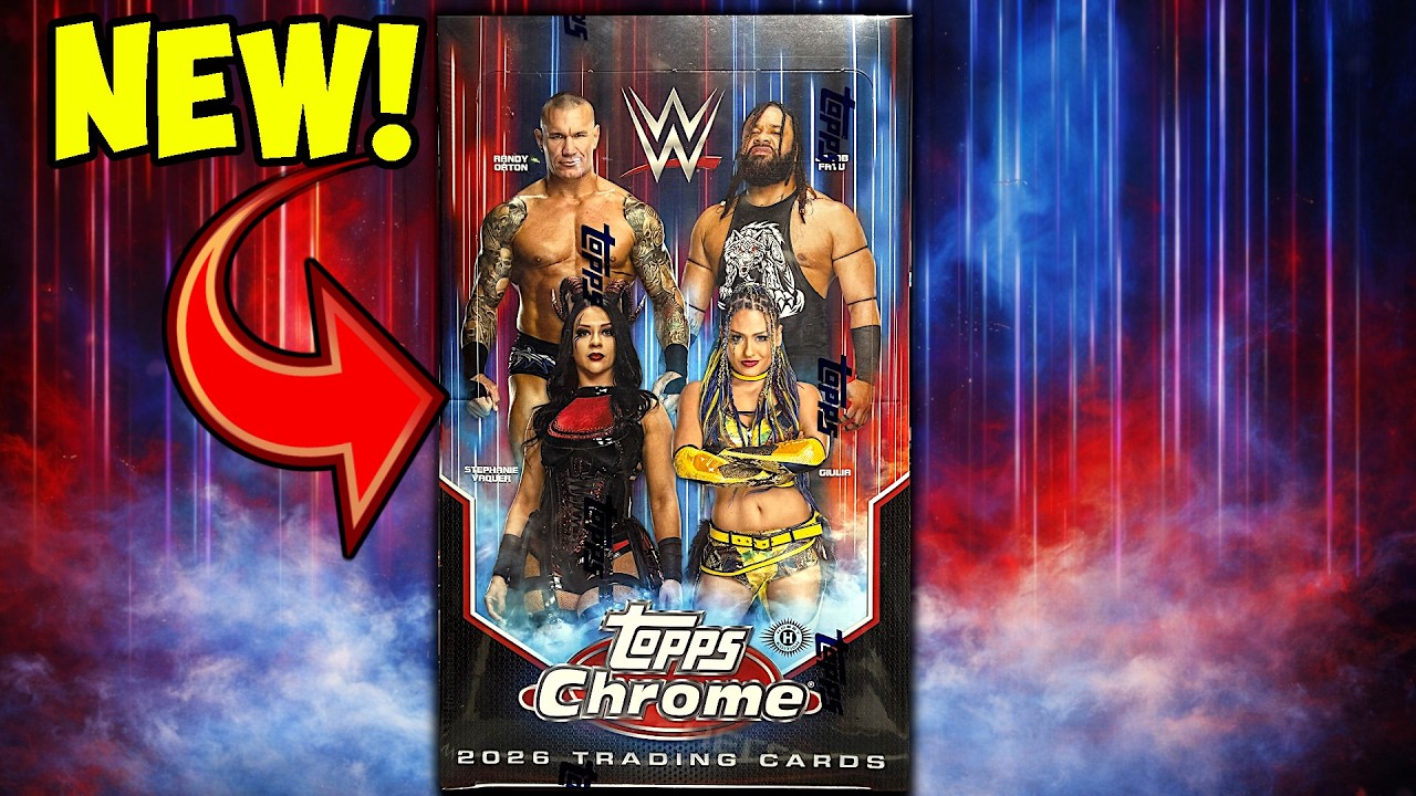 Opening 2026 Topps Chrome WWE Hobby Box!