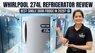 Whirlpool 274L Refrigerator Review | Best Single Door Fridge in 2026? 🥶  #bestrefrigerator