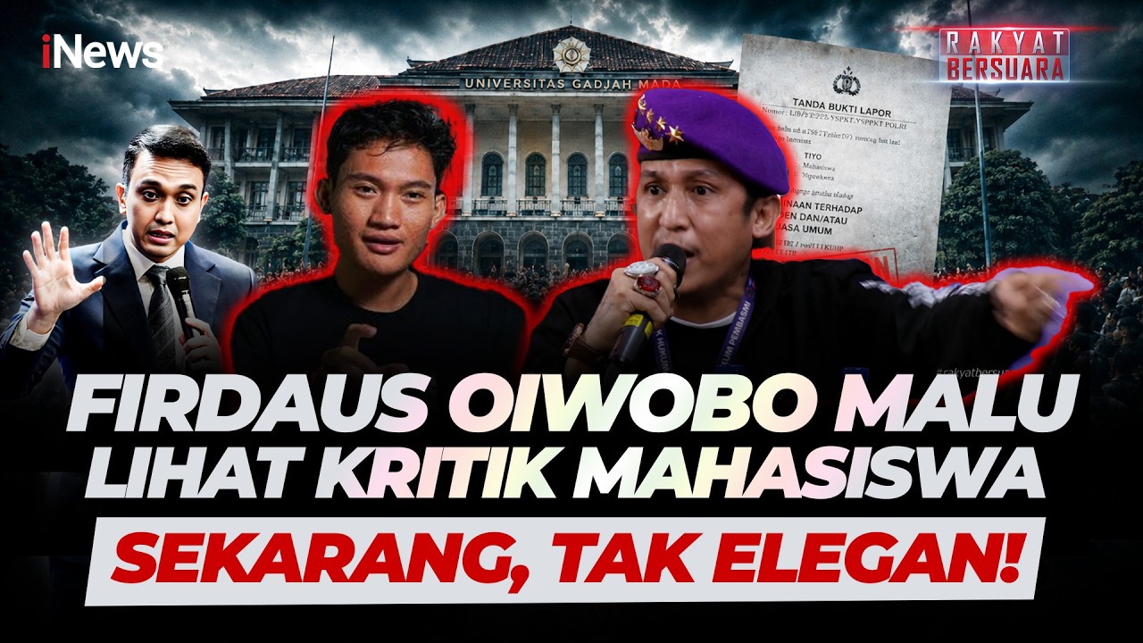 Firdaus Oiwobo Ngaku Pelaku 98, Malu Lihat Kritik Mahasiswa Sekarang Tak Elegan! | Rakyat Bersuara
