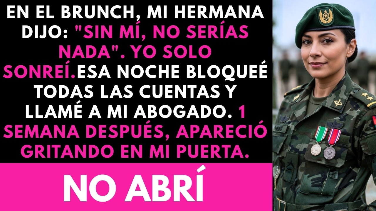 En El Brunch Mi Hermana Sonrió “Te Incluimos Por Lástima” Entonces Todos Callaron...