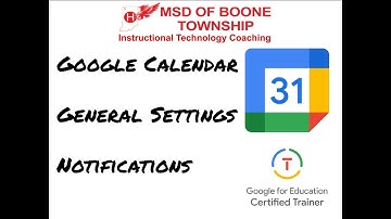 Setting Default Notifications in Google Calendar