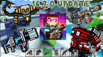 Pixel Gun 3D New 16.7.0 Update Shards Removed, New Maps, Weapons And More