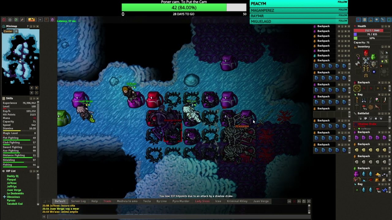 Medivia.Online - Buscamos Shadow Drake con Musica de Camionetica Llegate Looking for Shadow Drakes