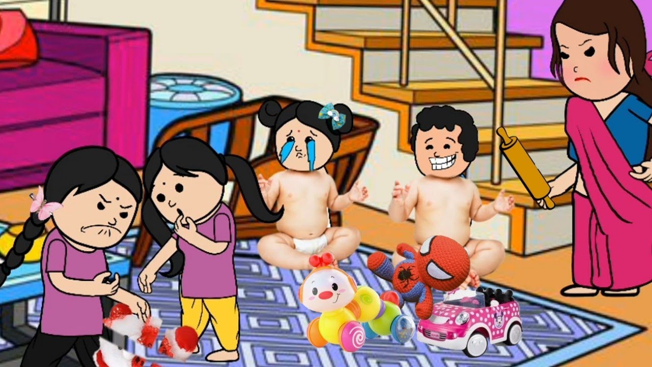 അമ്മ Vs മക്കൾ😅 |part -239|കിങ്ങിണിയുടെ പാവ തുമ്പി പൊട്ടിച്ചു😭😥|Malayalam fun cartoon videos