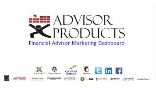 Financial Advisor Marketing Dashboard Overview