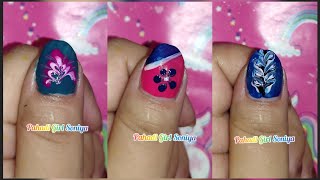 5 Viral Easy Nail Art in 2 Min  #trending #viral #nails #nail #nailart #pahadan UK🙏