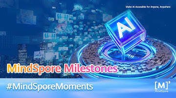 #MindSporeMoments MindSpore Milestones
