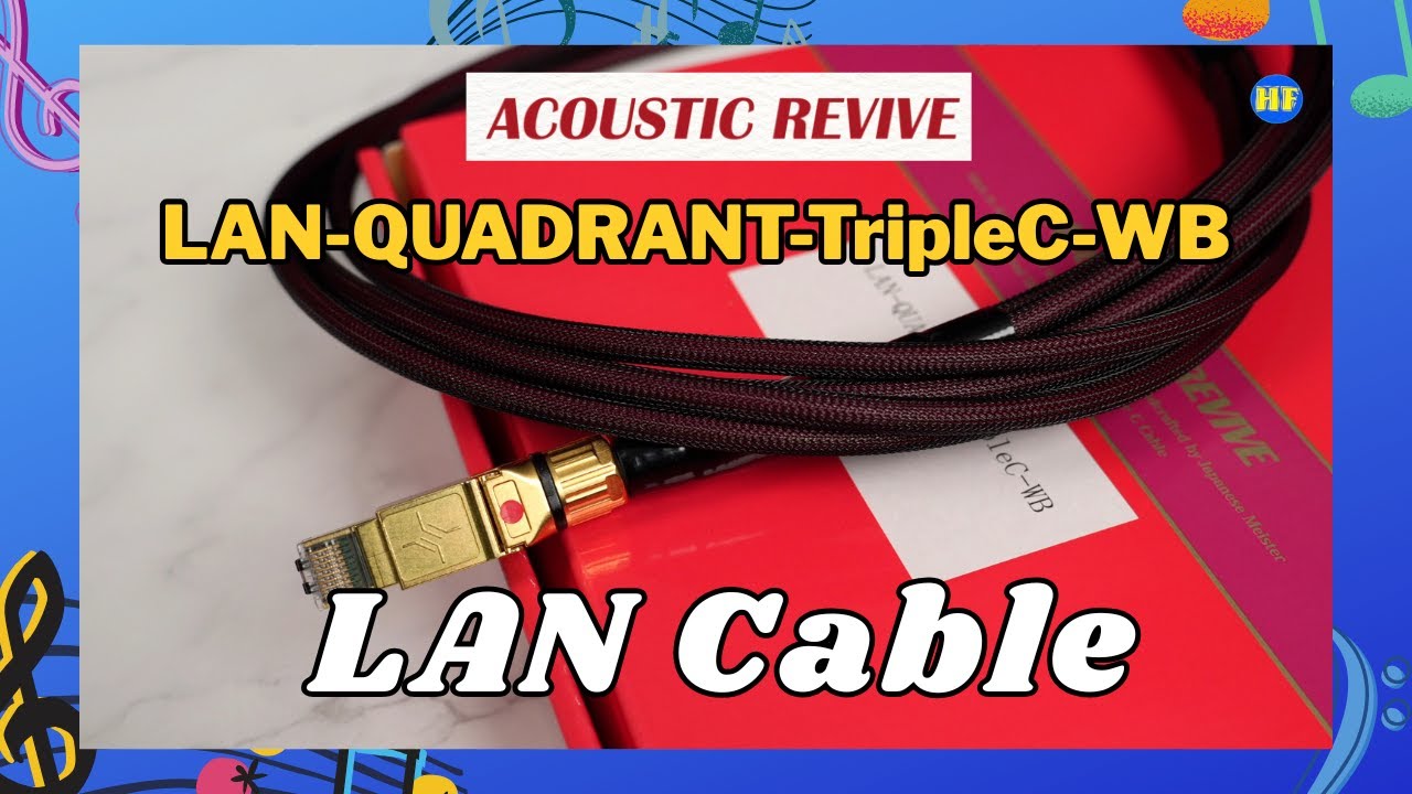 LANケーブル LAN-QUADRANT-TripleC LAN-QUADRANT-TripleC-WB Acoustic Revive【メーカー取寄せ品】 | 極