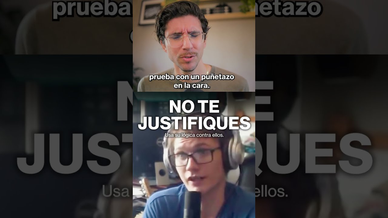 ¿Quieren que te justifiques? Mejor responde esto.