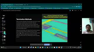 Process creation and termination  ,Operating Systems