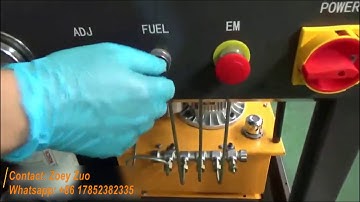 New system!!CR966 common rail test bench EUI testing with BIP testing