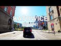 Katowice Polska Wycieczka Samochodowa 4K
