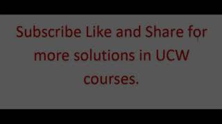 UCW Course Solutions - OPMT 620 Quiz 1