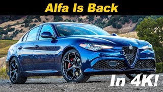 2018 alfa romeo giulia review and road test in 4k uhd
