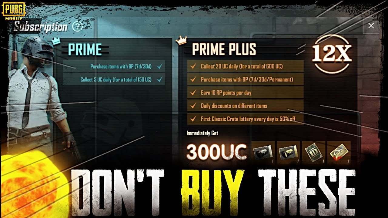 PUBG Mobile Introducing Prime & Prime Plus Membership | Collect Free Uc  Daily - 