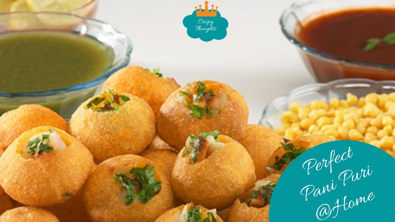 Pani Puri Recipe 😋 Pani + Potato Curry + Sweet Chutney. Perfect Taste