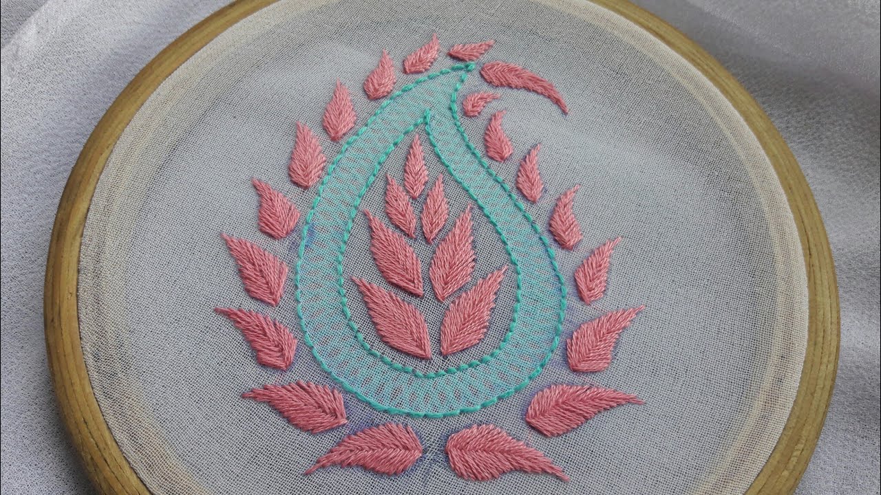 Chikankari stitch of Lucknow | Hand embroidery tutorial