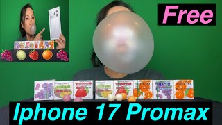 🍬💥 MARUKAWA JAPANESE BUBBLE GUM TRICKS , UNBOXING FREE IPHONE 17 & RESPONDING  TO A COMMENT #asmr