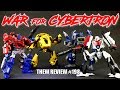 WFC Party! Optimus Prime, Bumblebee, Megatron, Soundwave: Thew's Awesome Transformers Reviews #198