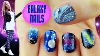 Galaxy nails are one of the most popular nail art designs currently.
this tutorial shows five different designs: milky way art, full mo...