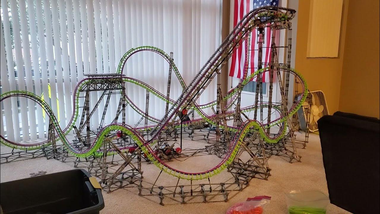 Knex Dive Coaster Test Run - YouTube