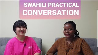 SWAHILI PRACTICAL CONVERSATION WITH MY STUDENT NURU / NURU학생과 실속있는 스와힐리어 수업...NO.2