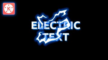 Make a Electric Text Animation in Mobile | Kinemaster Tutorials | Title Intros