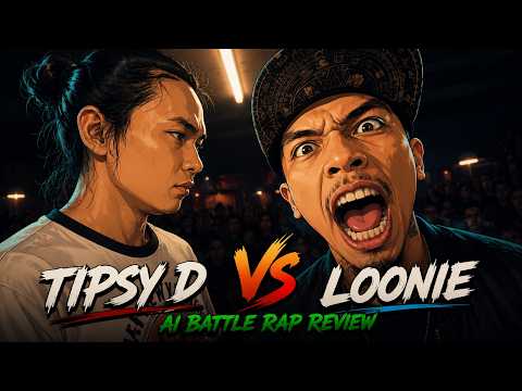TIPSY D VS LOONIE: How Was the Three-Round Card Read? | AI Battle Rap Review