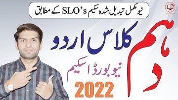 10th class Urdu Pairing Scheme 2023 |10th Urdu Paper Scheme 2023 |Urdu Paper Pattern 10th class 2023