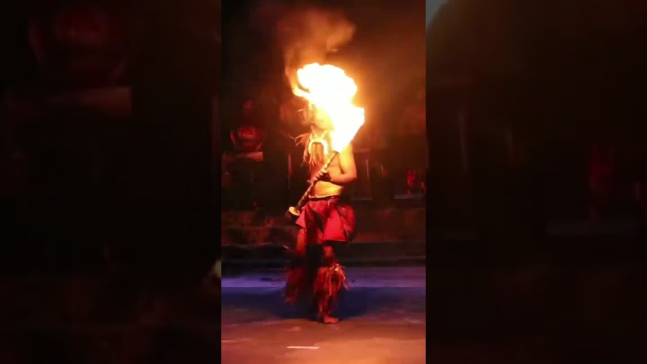 How to transfer fire. Samoan siva afi Fire knife dancing