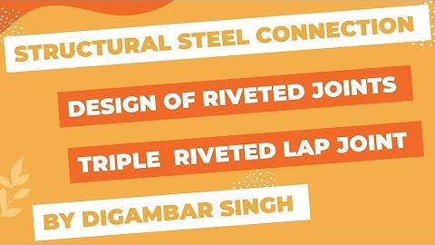 design of triple riveted lap joints