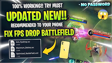 New! Low Device Fix Frame Drop In Mobile Legends Smooth iPhone & Less Battery Drain - Patch Clouds