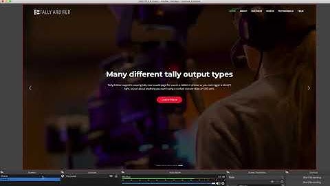 Getting Started with Tally Arbiter and OBS Studio