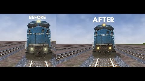 ORTS/MSTS - How To Replace Light Glow/Lights