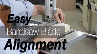 How to Alignment Bandsaw Blades