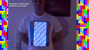 RGB LED Interactive Communicator/Display Tshirt (full color playable Tetris Tshirt)