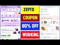 Zepto Coupon Codes 2026 | 99% Working Promo Codes | Zepto Free Cash 🤑