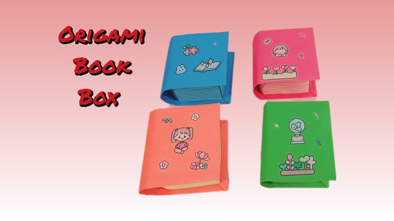 DIY Origami Book Box Making Idea 💡. Paper Craft Book Box.📚🎁 Origami